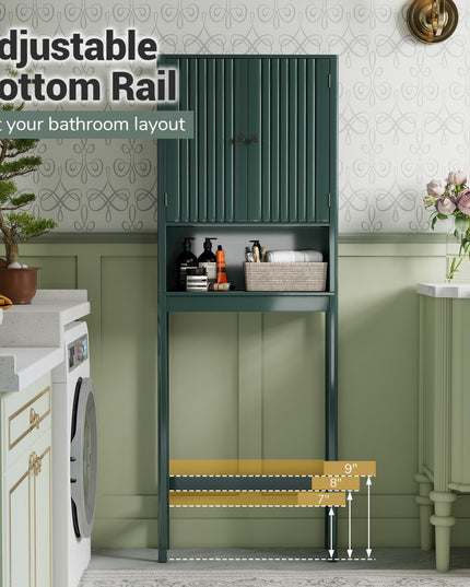 Giantex Meuble de rangement de salle de bain au-dessus des toilettes