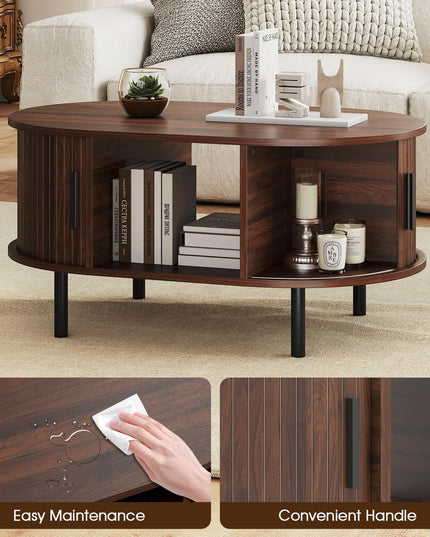 Giantex Oval Coffee Table