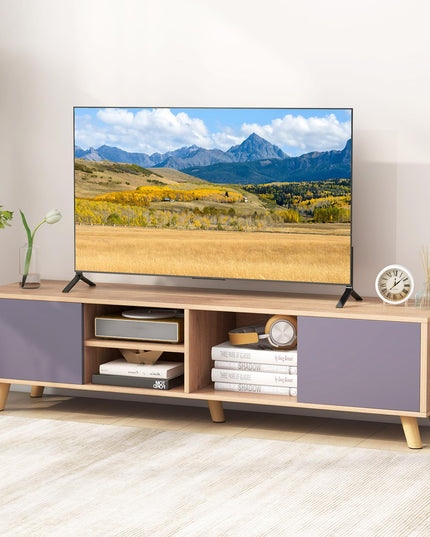 Giantex TV Stand for TVs up to 65 Inch, Entertainment Center with 2 Side Cabinets