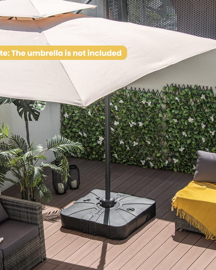 Giantex Cantilever Umbrella Base with Wheels