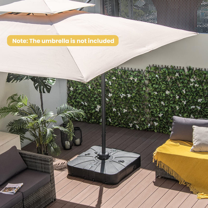 Giantex Cantilever Umbrella Base with Wheels