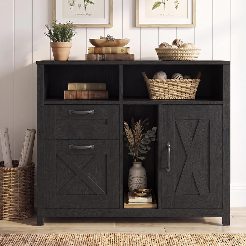 GIANTEX File Cabinet with 2 Drawers for Letter/A4 (37.5"x13"x28.5")