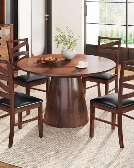 Giantex Wooden Dining Chairs Set of 2/4 for Dining Room