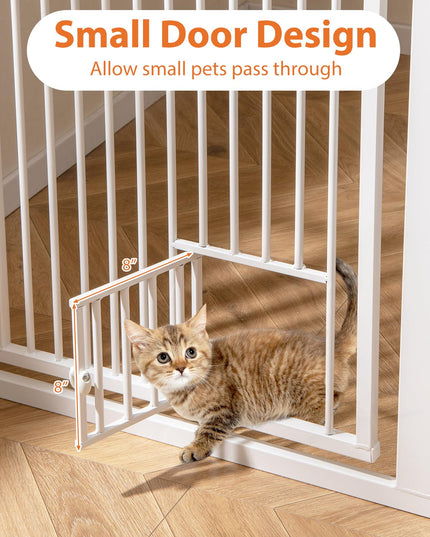 Giantex 67.5" Extra Tall Pet Gate for Large Dogs & Cats | Adjustable 30.5"–41" Wide