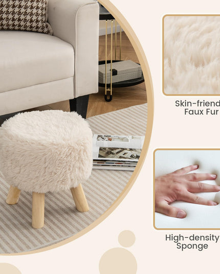 Giantex Round Ottoman Foot Rest