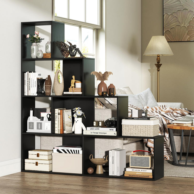 Giantex 6 Cube Geometric Bookshelf with Cubes for Living Room