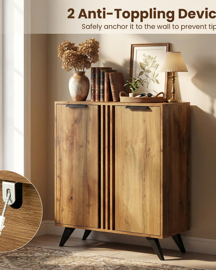 Giantex Shoe Storage Cabinet for Entrance Hallway Foyer Living Room