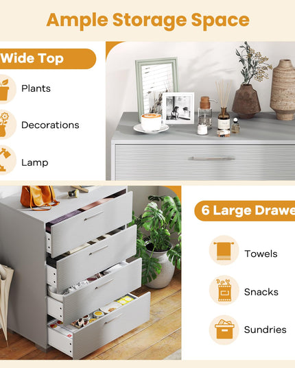 Giantex Storage Cabinet with 4 Drawers, Metal Legs & Handles, Anti-Toppling Devices, Tall Cabinet