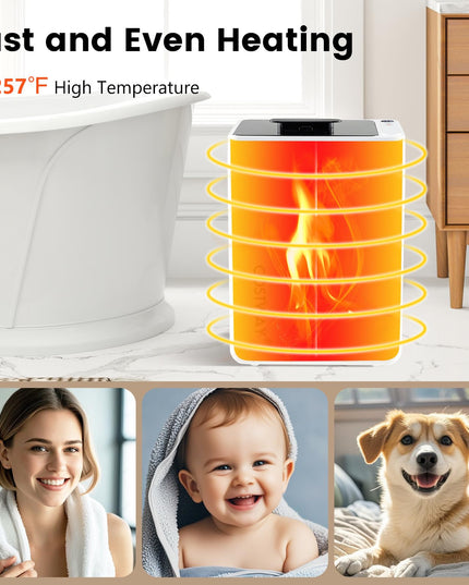 Giantex Towel Warmer for Bathroom, 23L Luxury Towel Warmer Bucket with LED Screen
