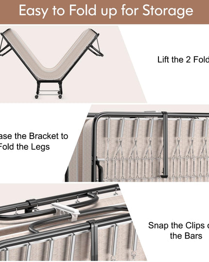Giantex Folding Bed with Mattress