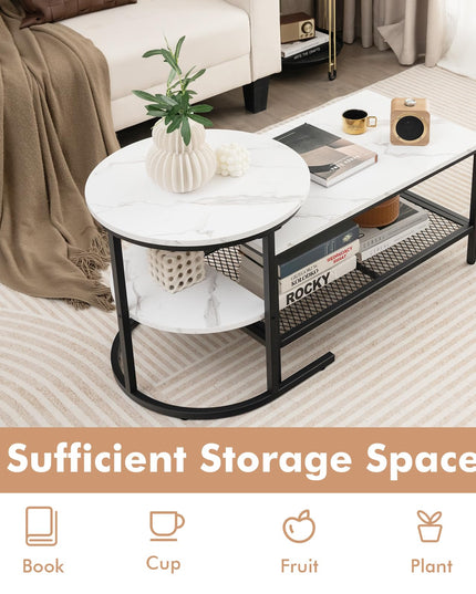Giantex Nesting Coffee Table Set