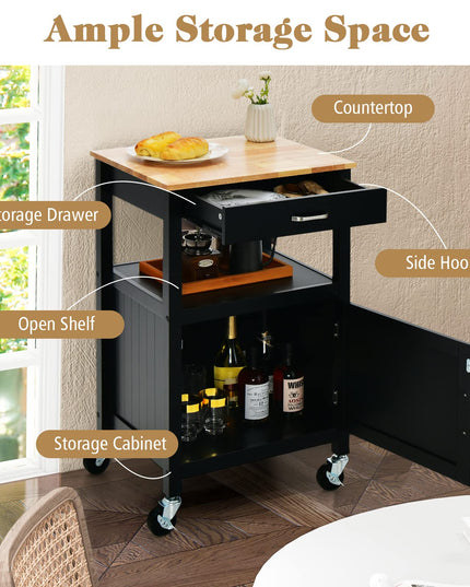 Giantex Kitchen Cart with Storage