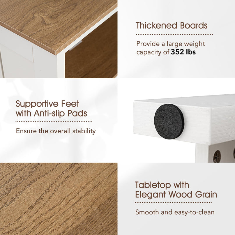 Giantex Farmhouse Coffee Table