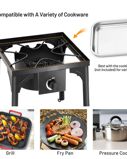 Giantex 100,000 BTU Outdoor Single Burner Stove