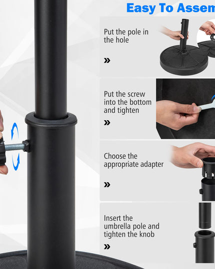 Giantex 31/40 lbs Patio Umbrella Base