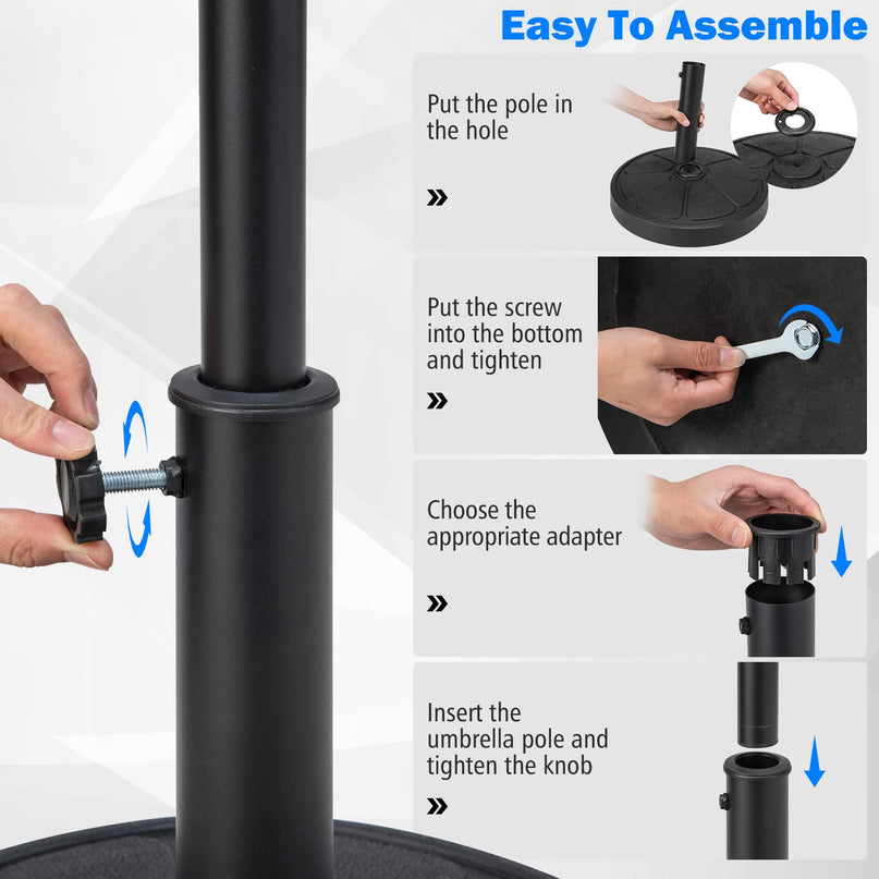 Giantex 31/40 lbs Patio Umbrella Base
