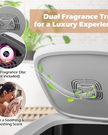 Giantex Upgraded Towel Warmer Bucket - 20L Hot Towel Bucket with PTC Air Heater for Rapid & Even Heating