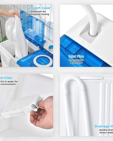 Portable Washing Machine w/Timer Control - Giantex
