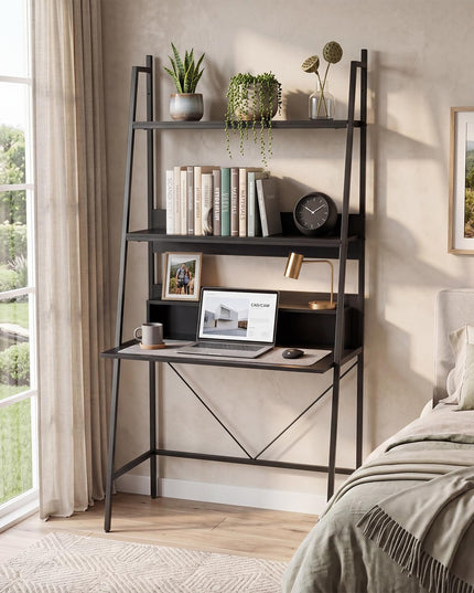 Giantex 3-Tier Ladder Computer Desk for Small Spaces