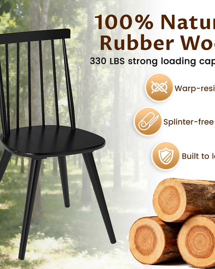 Giantex Windsor Dining Chairs Set of 2/4 for Dining Room Restaurant