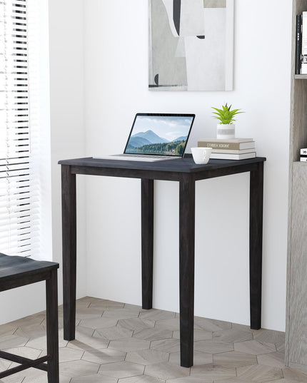 Giantex Square Dining Table with Solid Wood Frame
