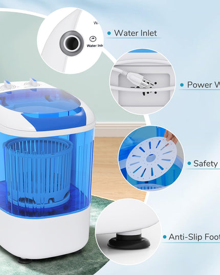 Giantex Portable Mini Washing Machine