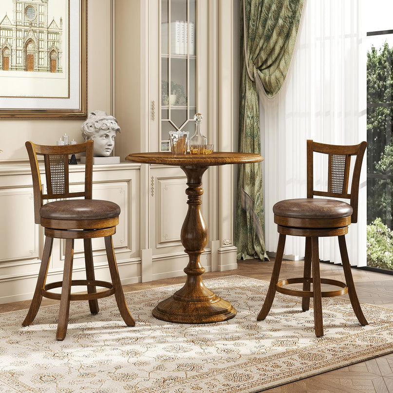 Giantex 25"/30" Bar Stools Set of 2/4 for Kitchen Island Dining Room Pub