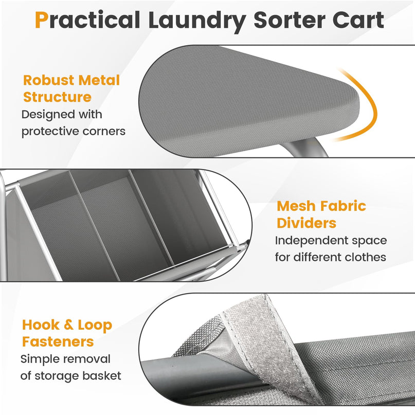 Giantex Laundry Sorter with Foldable Ironing Board