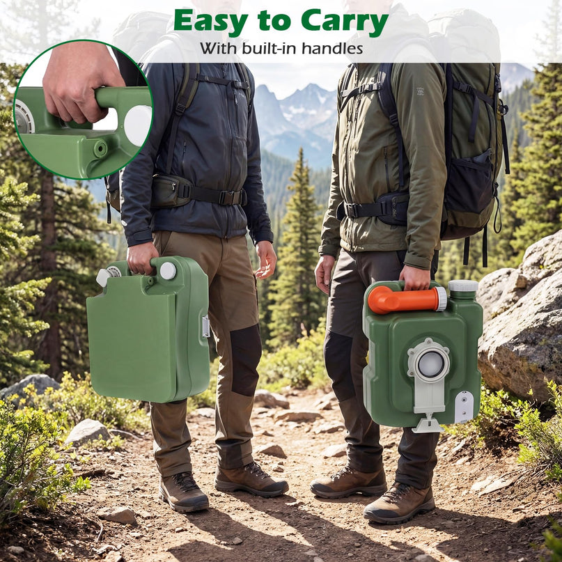 Giantex Portable Toilet with Level Indicator and 5.8 Gal Detachable Waste Tank