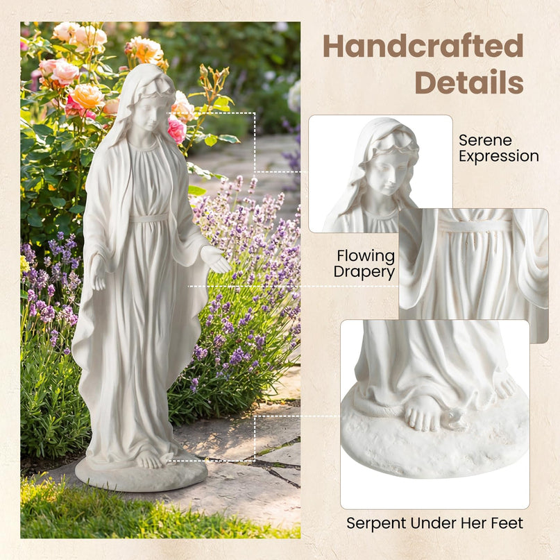 Giantex Virgin Mary Garden Statue 29.5" for Lawn