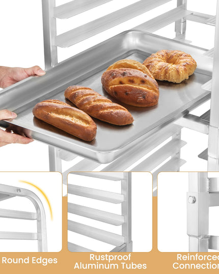 Giantex 20-Tier Kitchen Bun Pan Sheet Rack