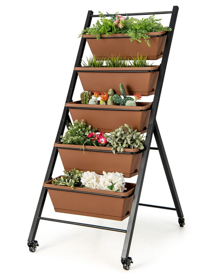 Giantex Vertical Planter Raised Bed on Wheels