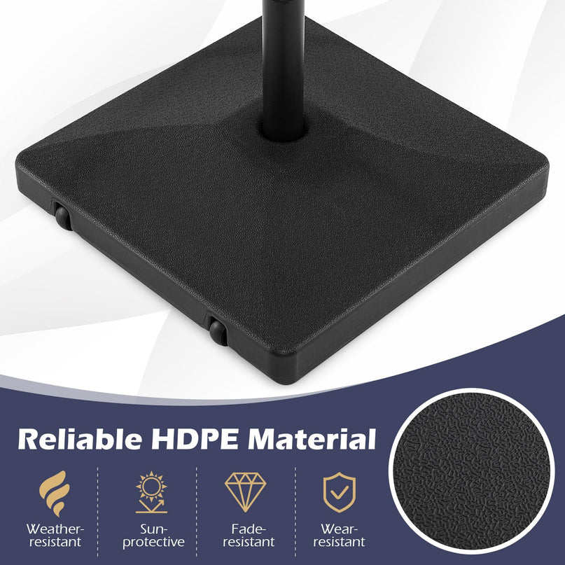 Giantex Rolling Fillable Patio Umbrella Base