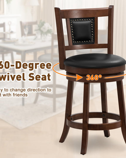 Giantex Swivel Bar Stools Set