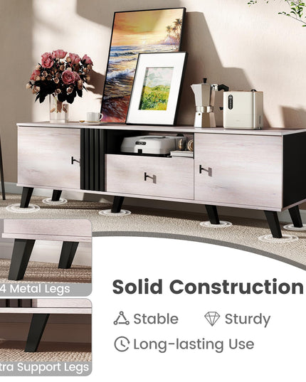 Giantex Modern TV Stand for 65-80 Inch TV