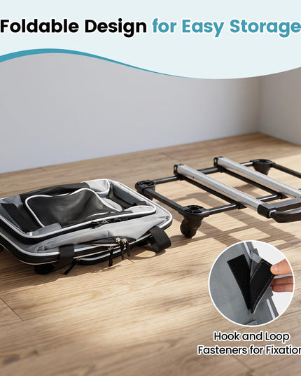 Giantex Top-Expandable Pet Carrier with Wheels for Small Cat & Dog