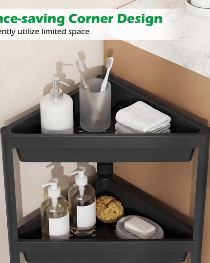 Giantex 3-Tier Corner Shelf 2-Pack Shower Caddy