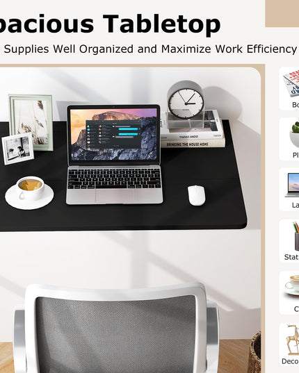 Giantex Wall Mounted Folding Table, 31.5" x 23.5" Wood Murphy Desk Drop-Leaf Table