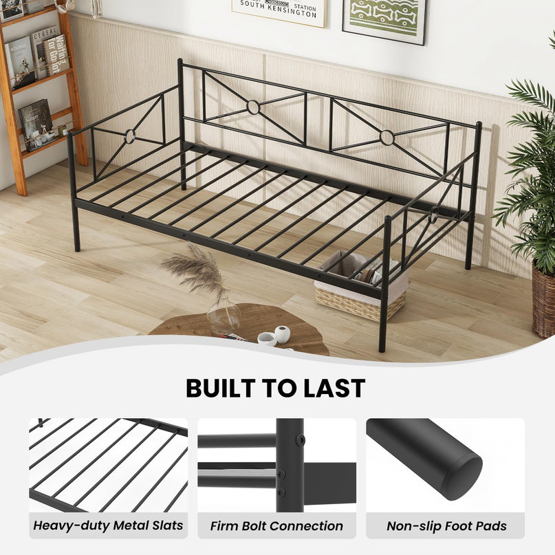 Giantex 2 in 1 Daybed Frame for Living Room