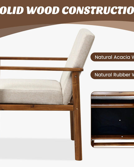 Giantex Mid Century Modern Accent Chair