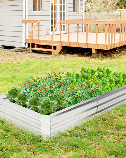 Giantex Galvanized Raised Garden Bed