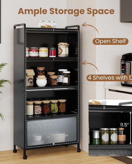 Giantex 5 Tier Kitchen Storage Cabinet for Dining Room