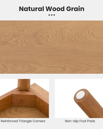 Giantex Wood Dining Bench, Entryway Bench w/Solid Rubber Wood Legs, 660 LBS Weight Capacity