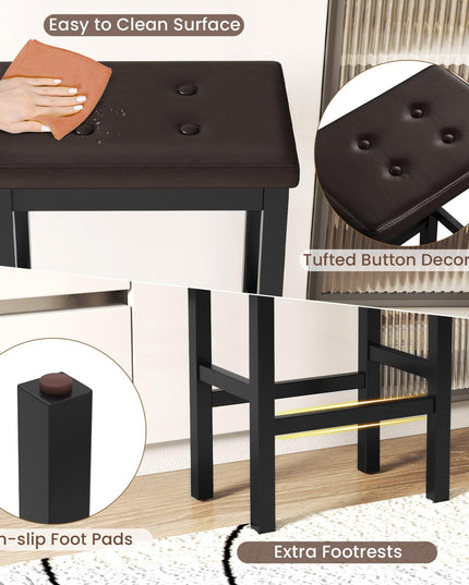 Giantex 24" Bar Stools Set