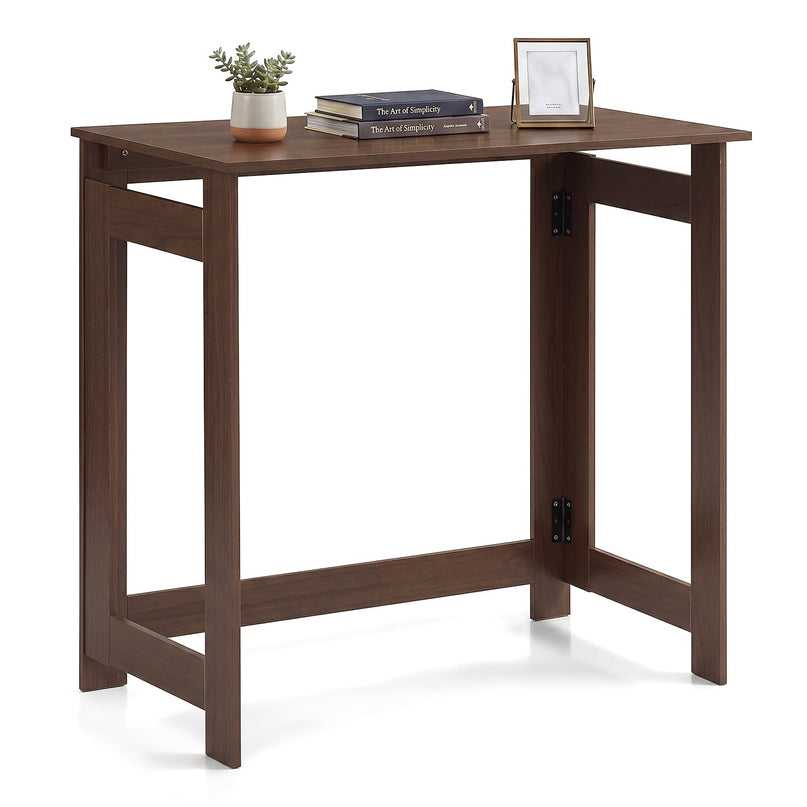 Giantex 32" Narrow Folding Console Table with Foldable Legs