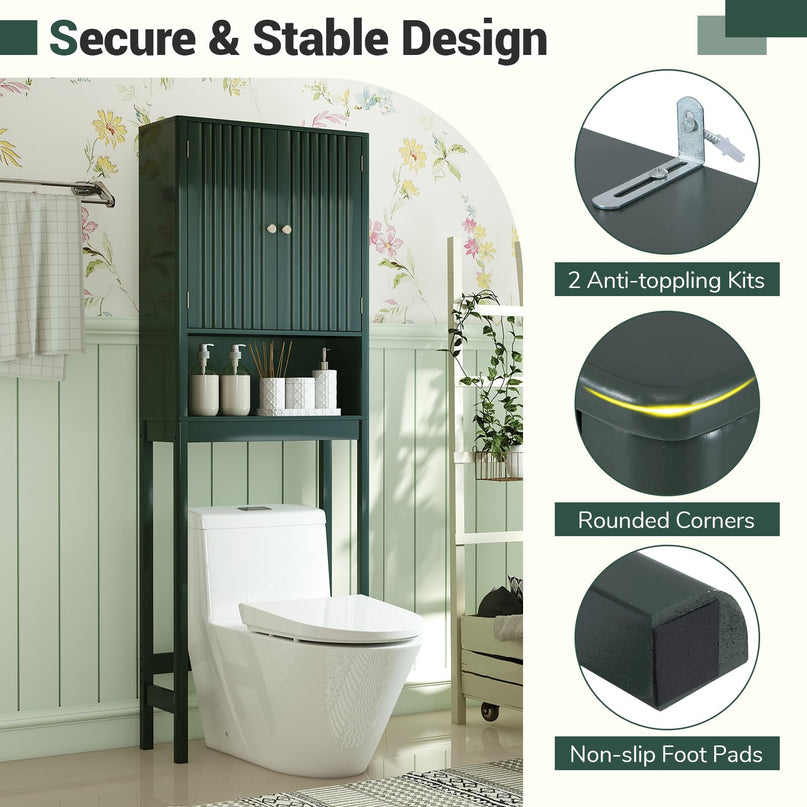 Giantex Over The Toilet Storage Cabinet Bathroom Organizer