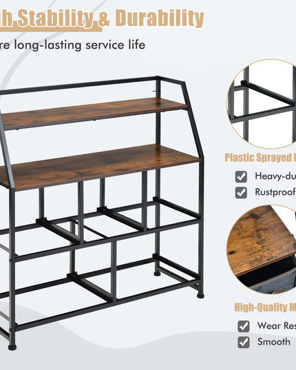 Giantex 5-Drawer Storage Dresser Organizer - Drawer Unit with Top Shelf, Anti-Toppling Design