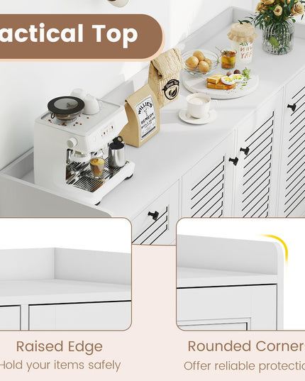 Giantex 63'' Buffet Cabinet with Storage for Living Room