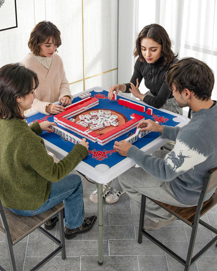Giantex Folding Mahjong Table 35" Square Card Table