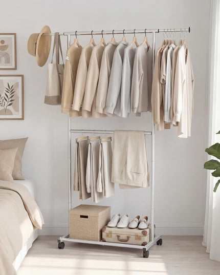 Giantex Extendable Clothes Rack for Dressing Room